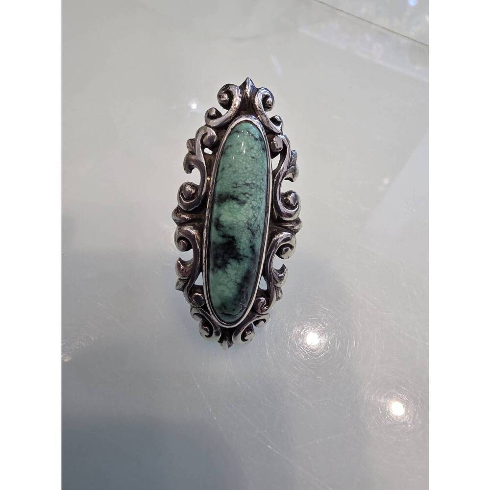 NEW KING BABY STUDIO women's american spirit gothic ring in silver